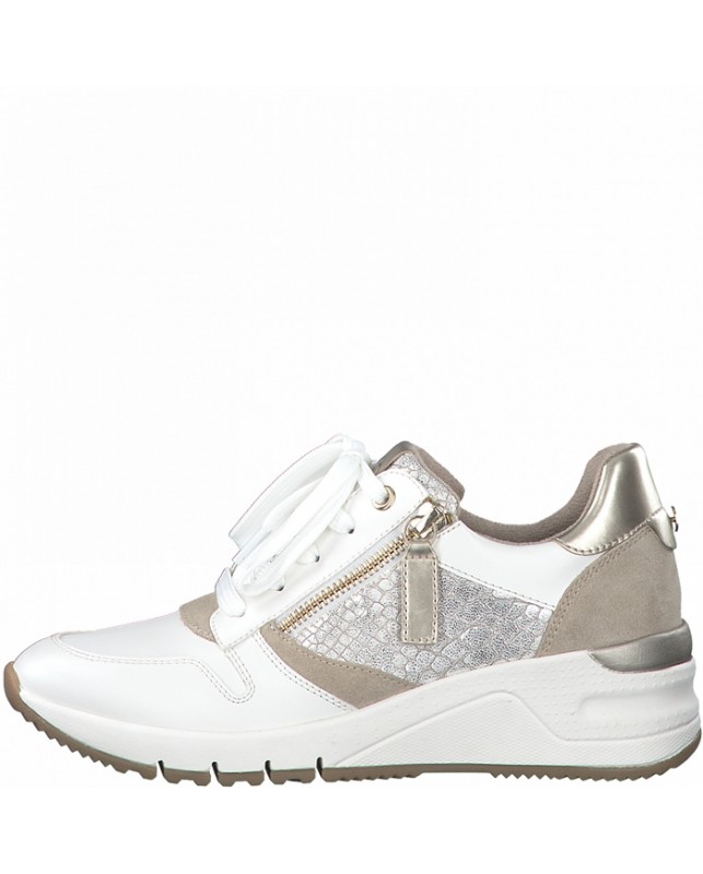 TAMARIS-WHT/LT.GOLD CO-WHITE COMB