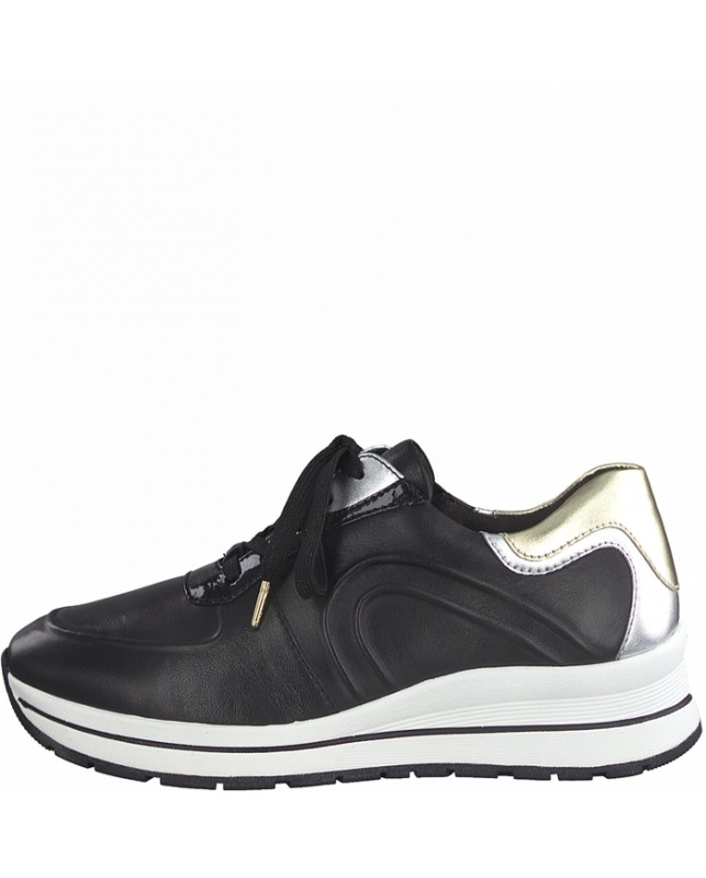 TAMARIS-BLK/PLAIN COMB-BLACK