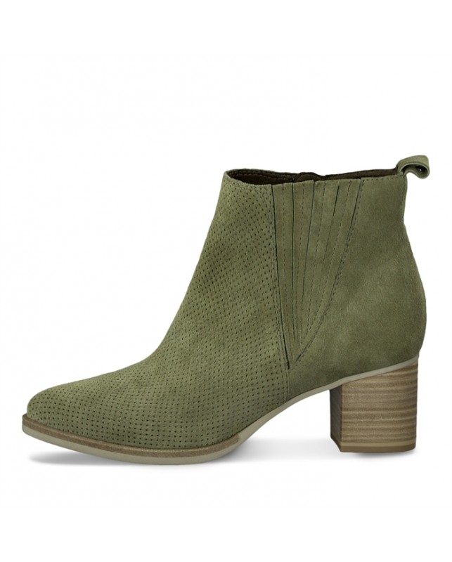 TAMARIS-STØVLET-LIGHT-OLIVE