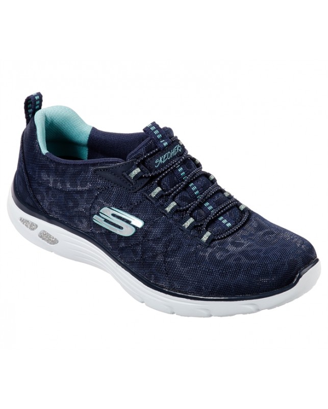 Skechers-WOMENS EMPIRE D´LUX-SPOTTED-NVY