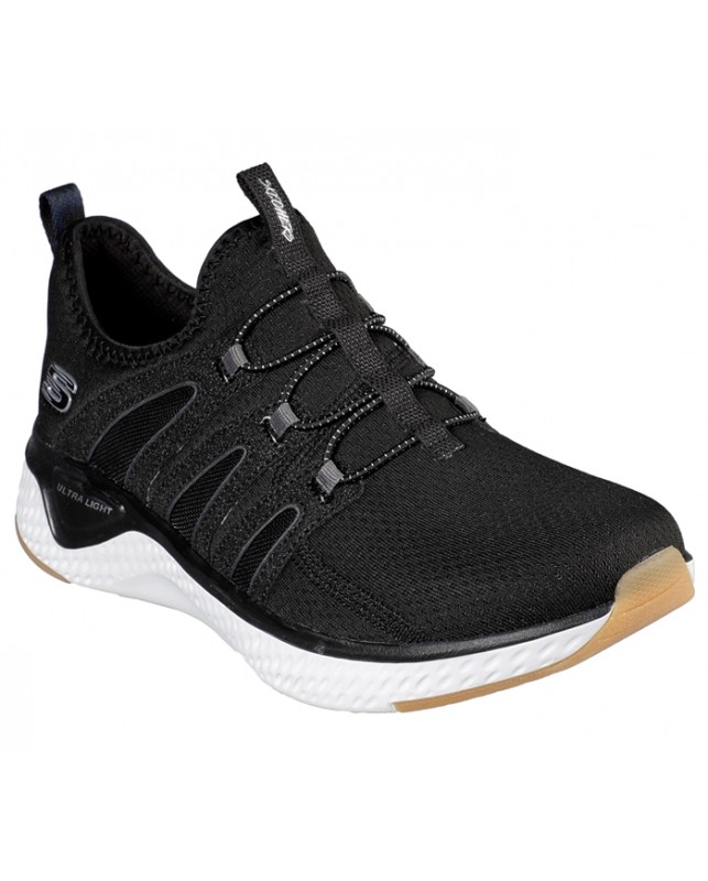 Skechers-SOLAR FUSE-ELECTRIC PULSE-BLACK/WHITE