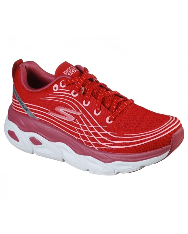 Skechers-MAX-CUSHIONING ULTIMATE-RED PINK