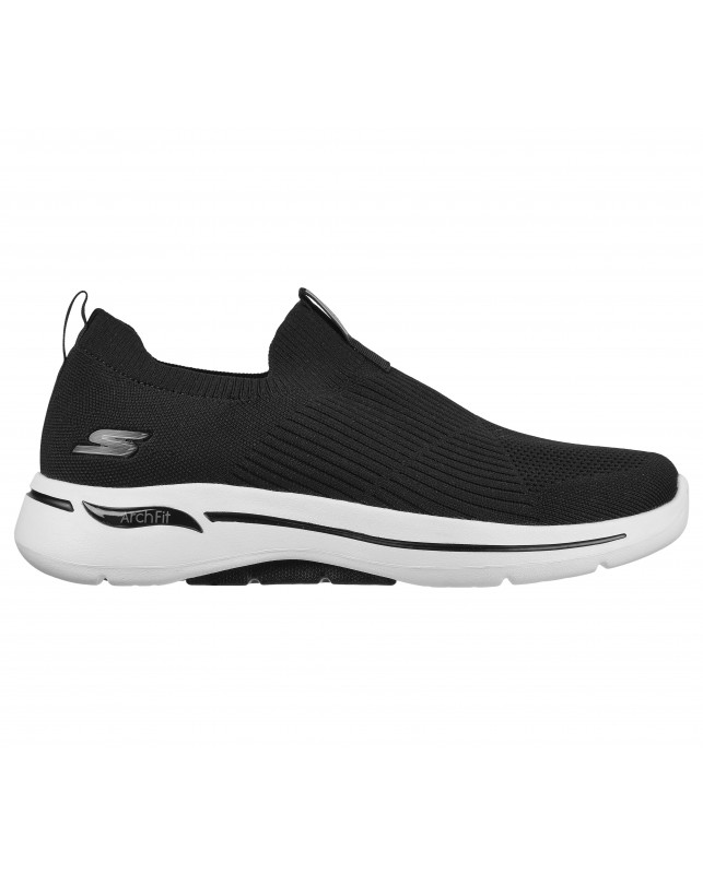 SkechersMENSGOWALKARCHFITICONICBKW-01