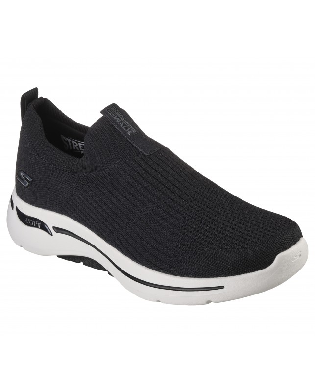 SkechersMENSGOWALKARCHFITICONICBKW-01