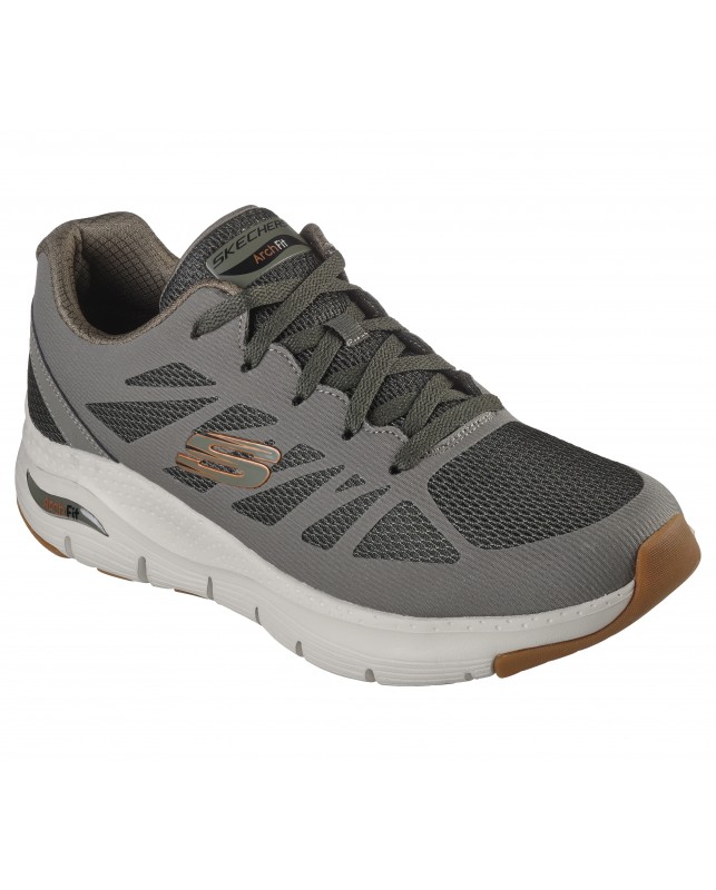 Skechers-MENS ARCH FIT- CHARGE BACK-OLV