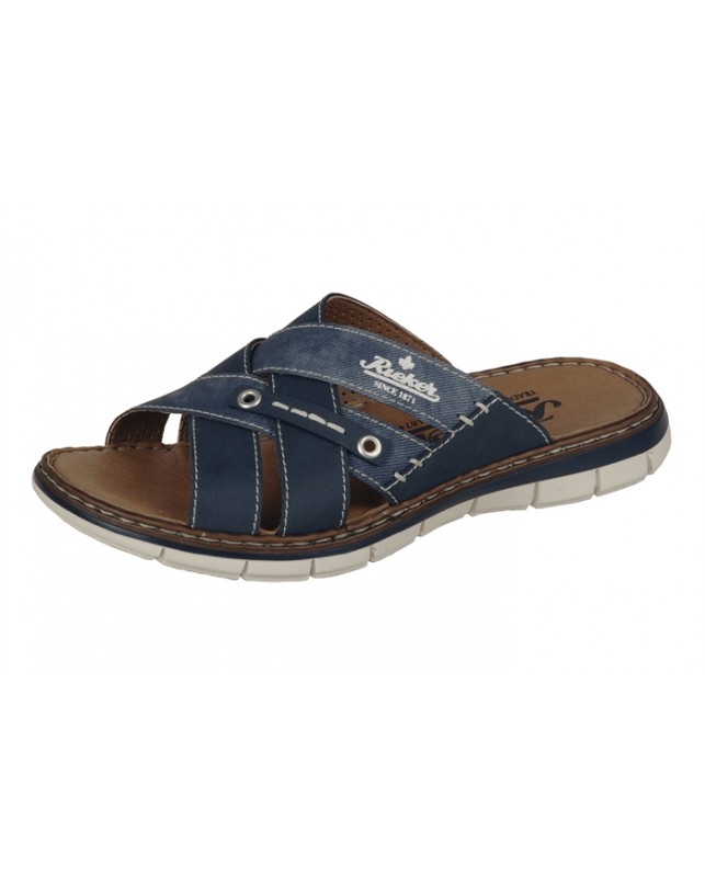 RIEKER-SANDAL-HERRE-U/HÆLREM-BLUE