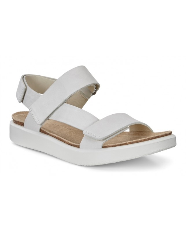 ECCO-ECCO CORKSPHERE SANDAL-WHITE
