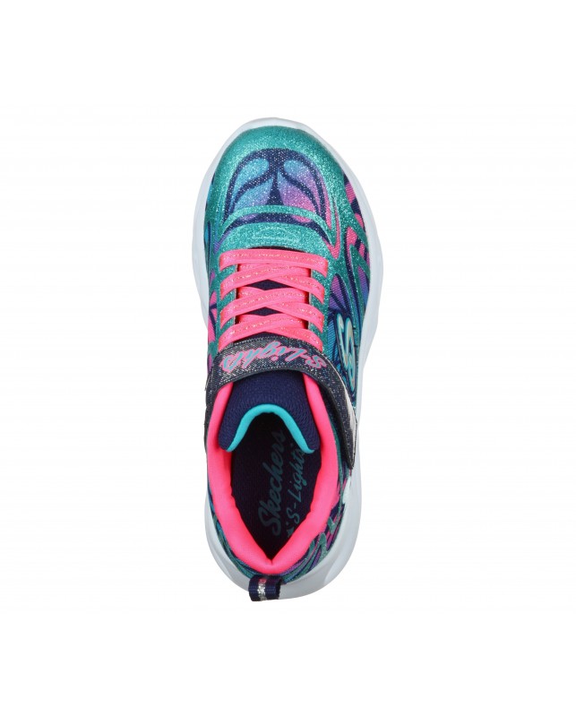 SkechersGIRLSTWISTYBTIGHTSDAZZLEFLTURQUISEMULTICOLOR-05