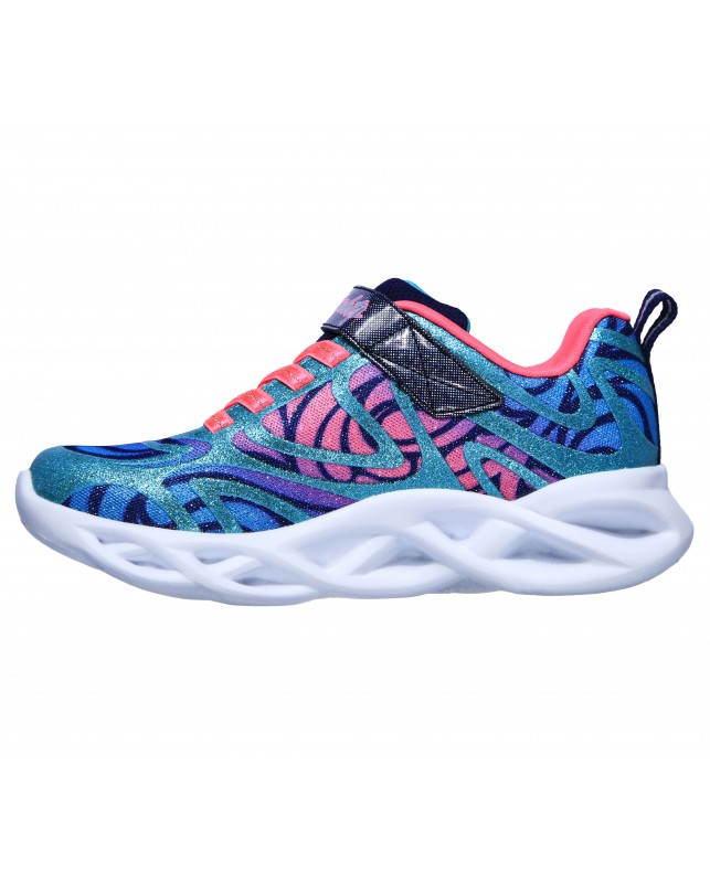 SkechersGIRLSTWISTYBTIGHTSDAZZLEFLTURQUISEMULTICOLOR-05