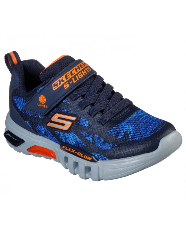 Skechers-BOYS FLEX-GLOW-RONDLER-NVOR