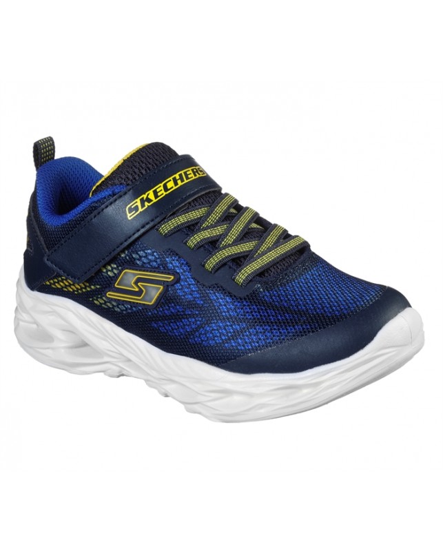 Skechers-BOYS VORTEX-FLASH-NAVY YELLOW
