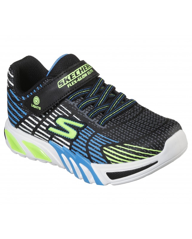 Skechers-BOYS FLEX-GLOW ELITE-BBLM