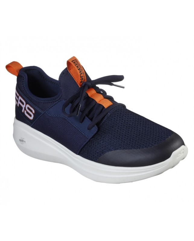 Skechers-GO RUN FAST-STEADFAST-NAVY/ORNG