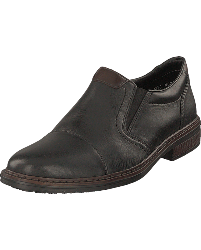 Rieker-RIEKER HERRE SKO EXTRA WEIT-BLACK