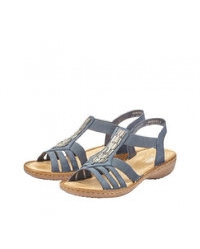 Rieker-RIEKER DAME SANDAL-BLAU