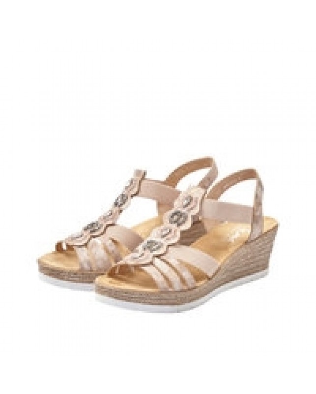 Rieker-RIEKER SANDAL-ROSA