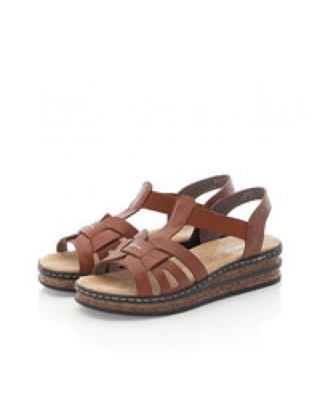 Rieker-RIEKER SANDAL-BRAUN