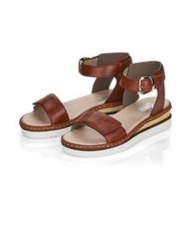Rieker-RIEKER DAME SANDAL-BRUN