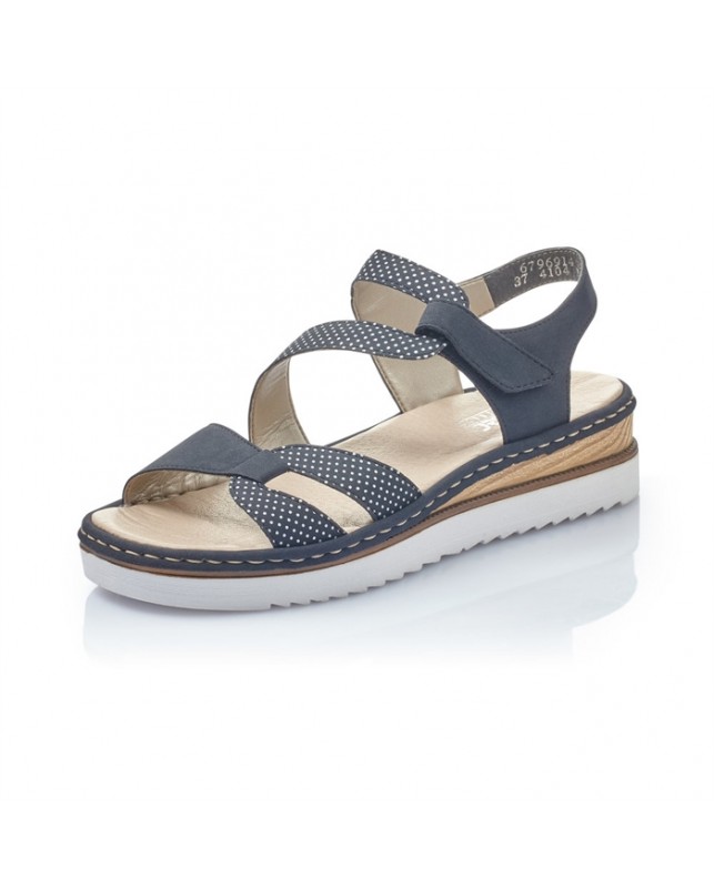 Rieker-NAMUR/PUNKTPRINT-BLUE