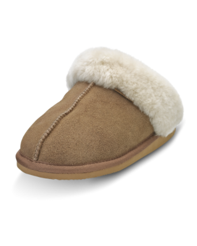 WODEN-WOOLLIES SLIP ON CHESTNUT-CHESNUT