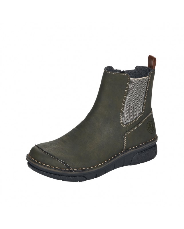 Rieker-MONTENEGRO/EAGLE/TWILL-FOREST/MUSKAT