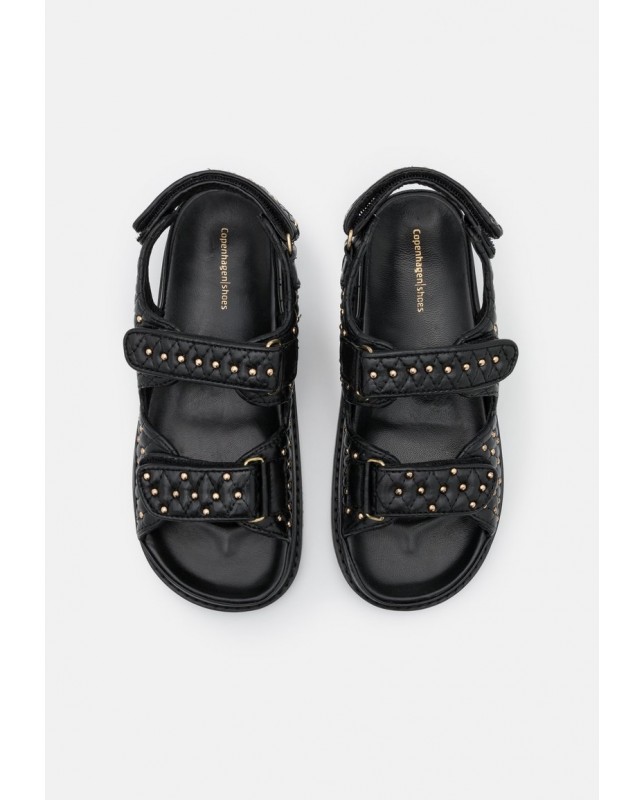 COPENHAGEN SHOES-STUDS ON-BLACK