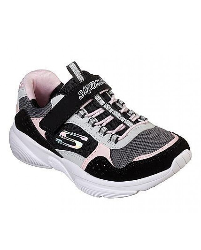 SKECHERS-MERIDIAN-BLACK/LT.PINK