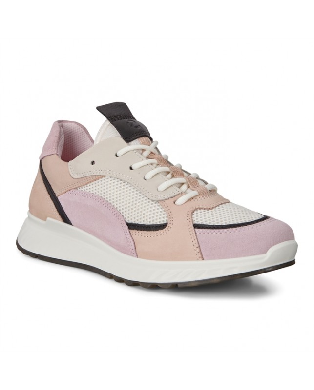 ECCO-ST.1 W-BLOSSOM-ROSE/BLACK/WHITE