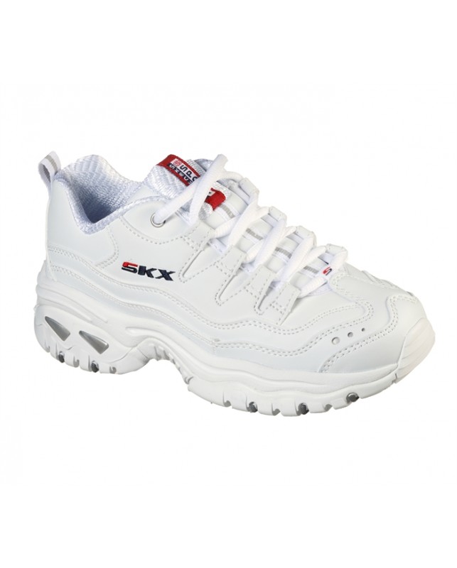 Skechers-GIRLS ENERGY-TIMELESS VISION-WML WHITE