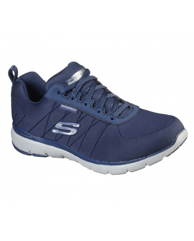 Skechers-WOMENS FLEX APPEAL 3.0 WATERPR-NVY NAVY