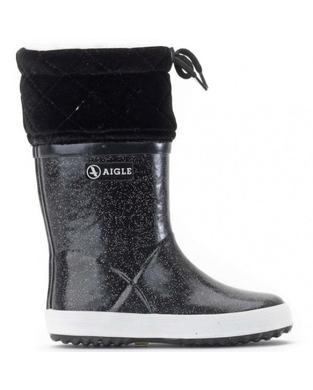 AIGLE-GIBOULEE PRINT-NOIR GLIT