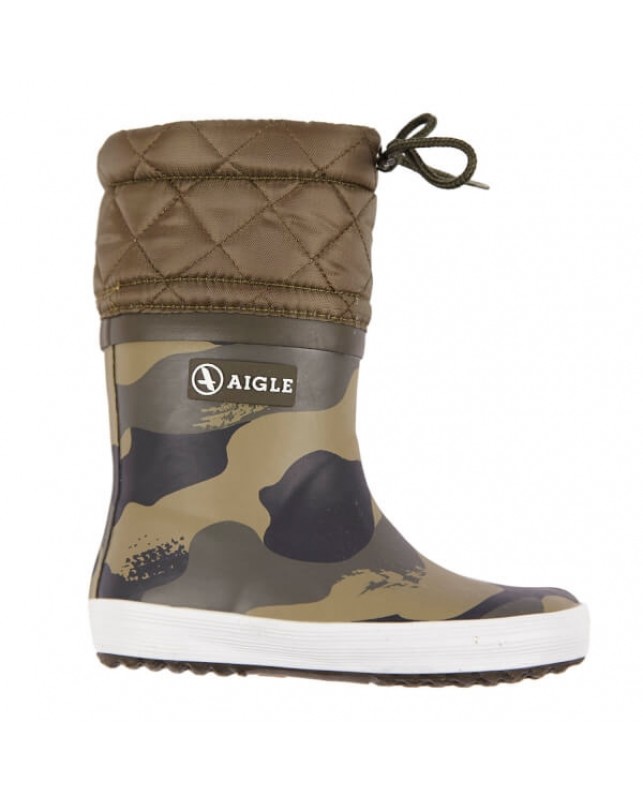 AIGLE-GIBOULEE PRINT-CAMAU KAKI