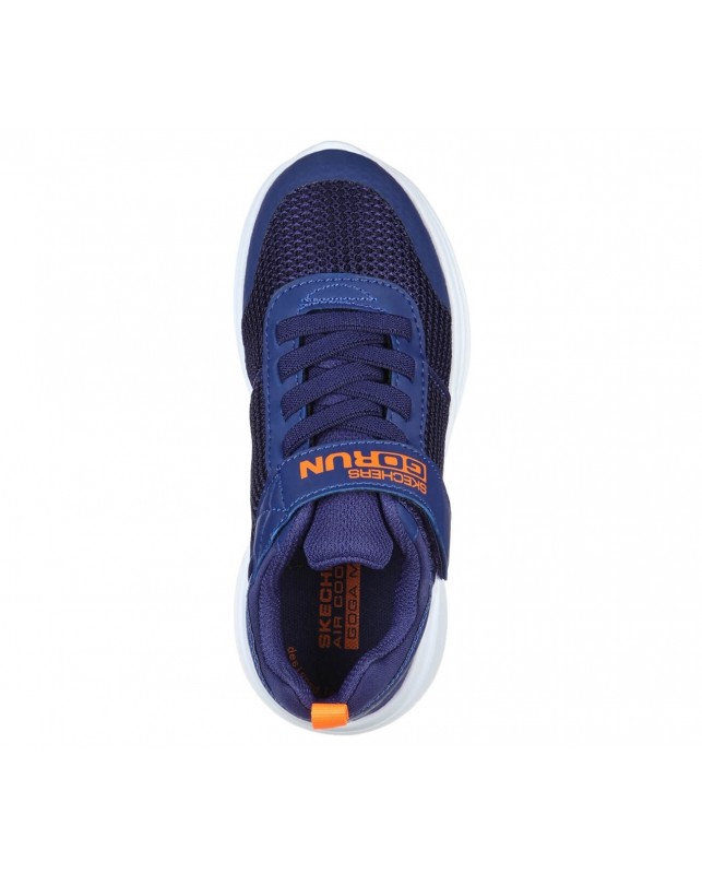 Skechers-BOYS GO RUN FAST-THARO-NVOR NAVY ORANGE