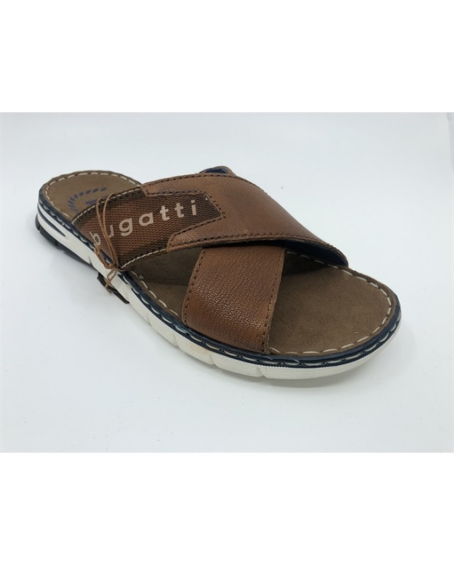 BUGATTI-SLIPPER COGNAC-COGNAC