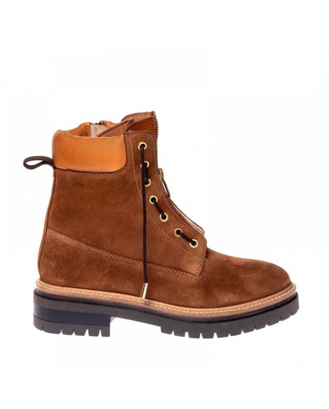 COPENHAGEN SHOES-LEADER FUR COGNAC-COGNAC