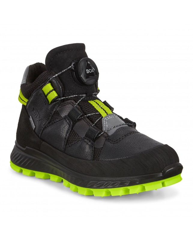 ECCO-EXOSTRIKE KIDS- ANKLE-BLACK