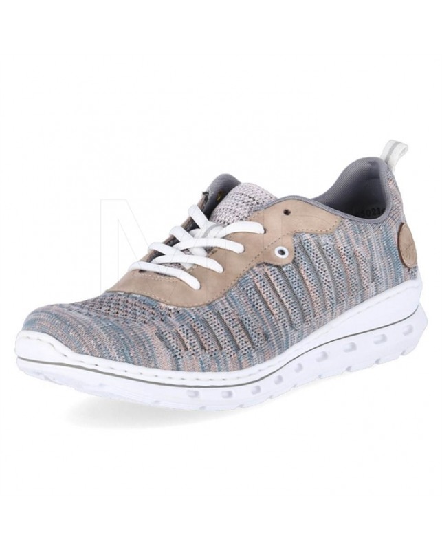 Rieker-RIEKER BLAU COMBI-BLAU COMBI