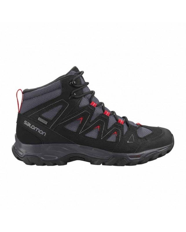 SALOMON-SHOES LYNGEN MID GTX-EBONY/BLACK/GOJI B