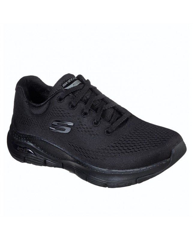 Skechers-WOMENS ARCH FIT SUNNY OUTLOOK-BLACK