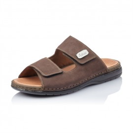 RiekerRIEKERSLIPPER2XVELCOBROWN-20