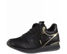 TAMARIS-SMEAKER BLACK/GOLD-BLACK/GOLD