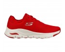 Skechers-WOMENS ARCH FIT-BIG APPEL-RED