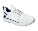 Skechers-MENS CROWDER-WHITE NAVY WNV