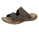 RIEKER SANDAL BROWN HERRE M/ JUSTERBARE REMME