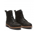 NEW FEET-BOOT W LACE AND ZIPPER-BLACK