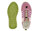 GREEN COMFORT-TRACK N'TRAIL WOMEN LACE SHOE-OLD ROSE