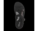 GREEN COMFORT-CAMINO SANDAL W. 2 STRAPS BLAC-BLACK