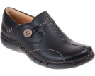 Clarks-UN LOOP BLACK LEATHER-BLACK