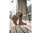 NEW FEET-BOOT W LACE AND ZIPPER NUBUCK-BROWN