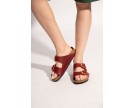 BIRKENSTOCK-ARIZONA BIG BUCKLE-FIRE RED